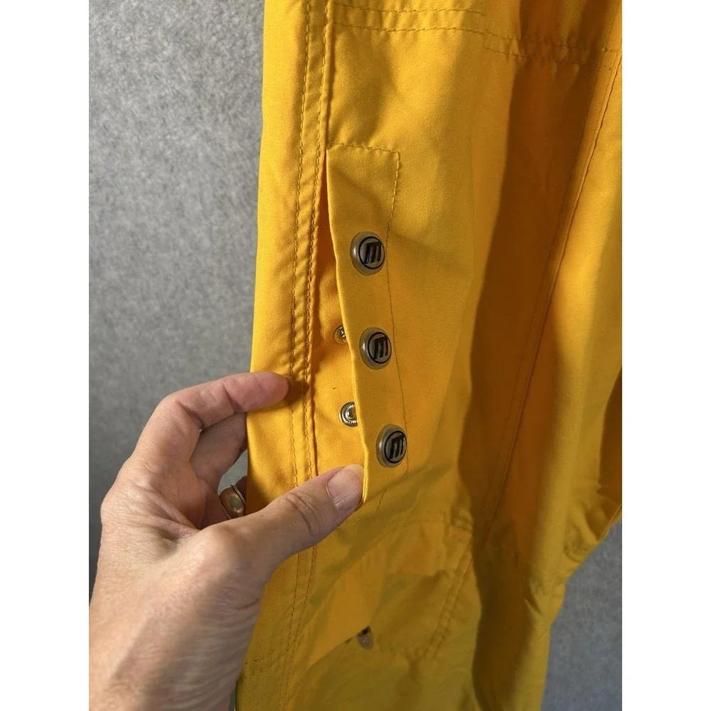 MacGear Cargo Pants 30x31 Yellow Wide Leg Baggy Skate Rave Y2K Pockets Galore